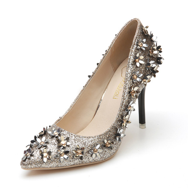 Γυναικεία κομψά παπούτσια υ με ψηλό τακούνι σε τρία χρώματα