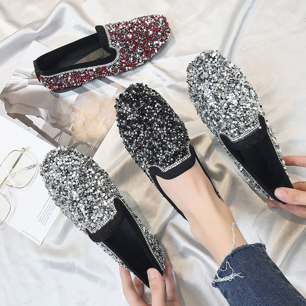 Γυναικεία μοκασίνια  με πούλιες σε τρία χρώματα