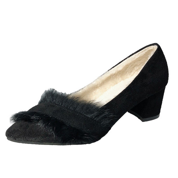 Modern női magas sarkú pehelycipő két színben