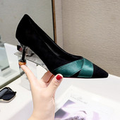 Stílusos női magas sarkú cipő két színben