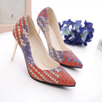 Modern női magassarkú cipő három színben