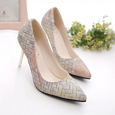 Modern női magassarkú cipő három színben