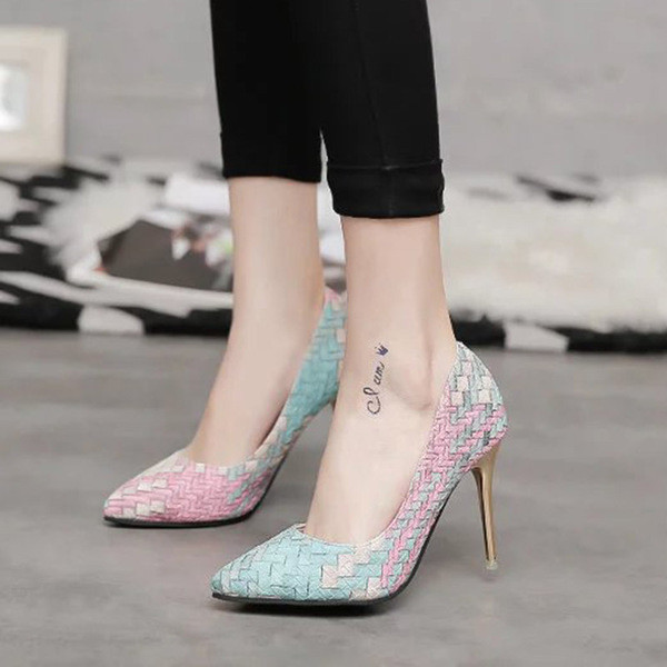 Modern női magassarkú cipő három színben