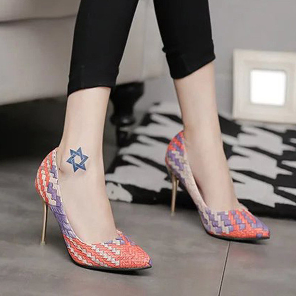 Modern női magassarkú cipő három színben