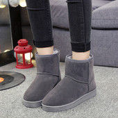 Дамски ежедневни боти в черен и сив цвят