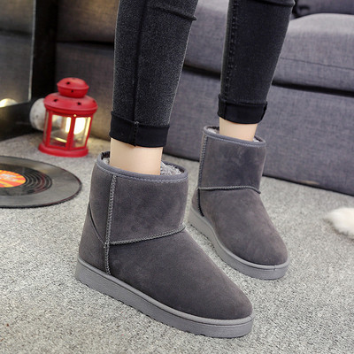 Дамски ежедневни боти в черен и сив цвят