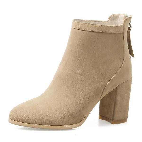 Дамски стилни боти на висок ток в три цвята