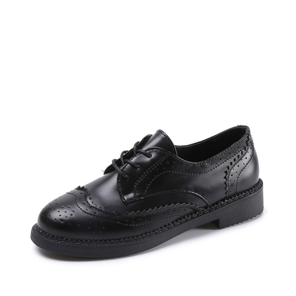 Дамски мокасини в два модела - черен цвят