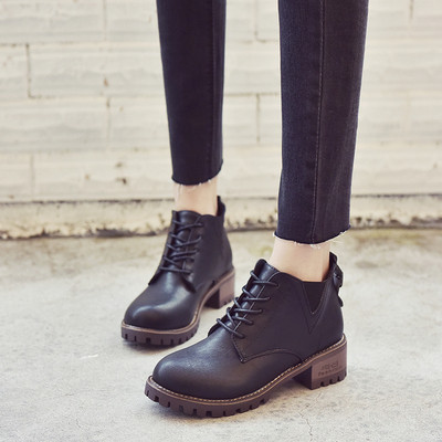 Дамски боти от еко кожа в три цвята