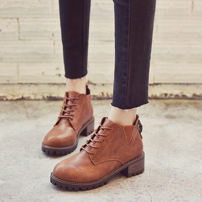 Дамски боти от еко кожа в три цвята