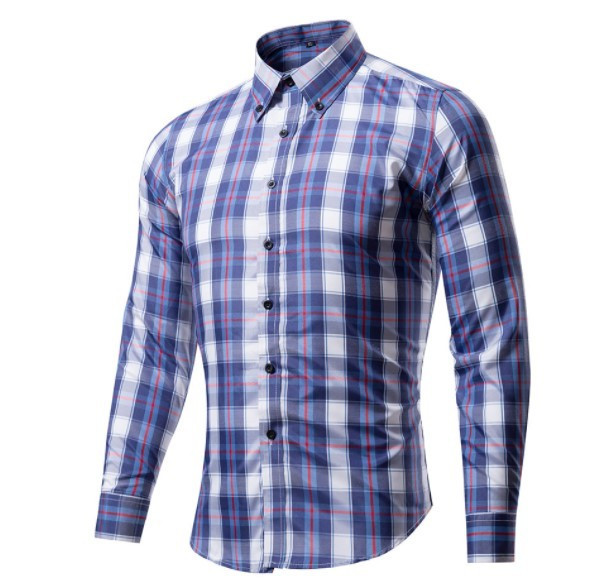 Стилна мъжка риза класически модел в няколко разцветки 