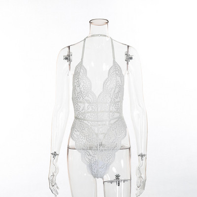 Дамско дантелено боди с тънки презрамки в няколко цвята