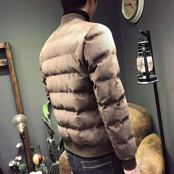 ХИТ Актуално мъжко яке къс модел в черен и кафяв цвят 