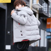 Модерно мъжко яке с качулка в четири цвята