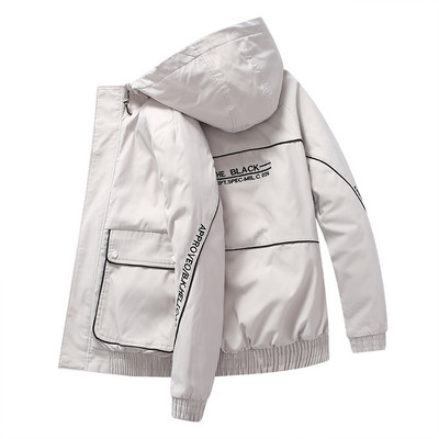 Уникално мъжко яке за зимата с качулка в четири цвята