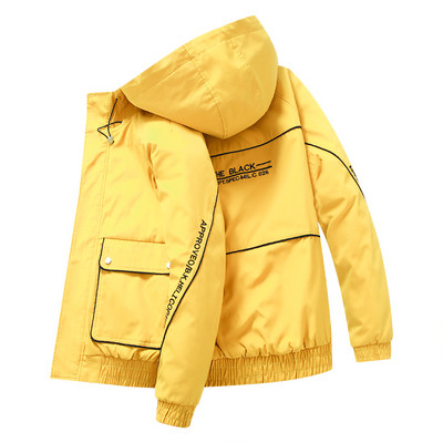 Уникално мъжко яке за зимата с качулка в четири цвята