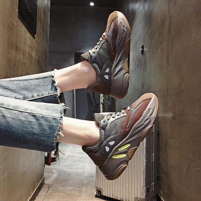 Ежедневни дамски маратонки с връзки в два цвята