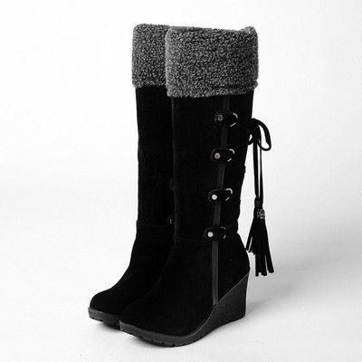 Топли зимни ботуши за зимата в три цвята