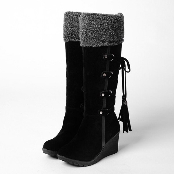 Топли зимни ботуши за зимата в три цвята