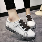 Ежедневни дамски маратонки с лепенки в три цвята