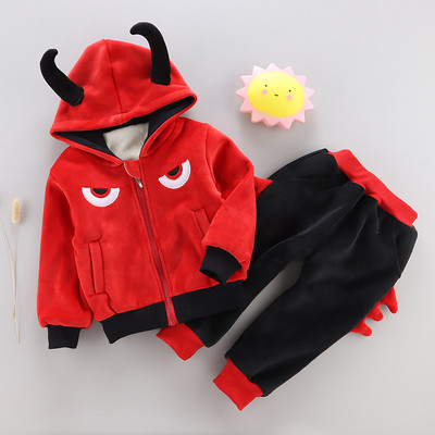 Set calduros pentru copii pentru baieti si baieti cu element 3D in trei culori