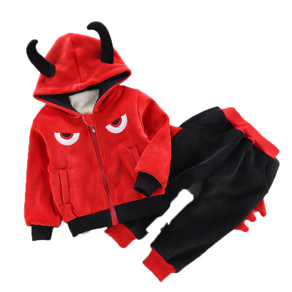 Set calduros pentru copii pentru baieti si baieti cu element 3D in trei culori