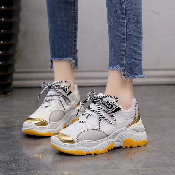 Adidasi sport de dama cu talpa aspra in mai multe culori