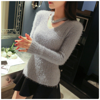 Bluză de damă modernă cu decolteu în V în mai multe culori