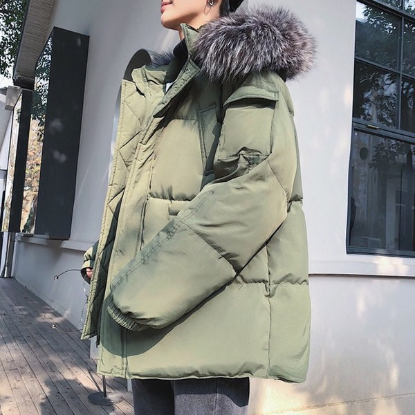 Geaca de iarna barbati moderna cu gluga in mai multe culori