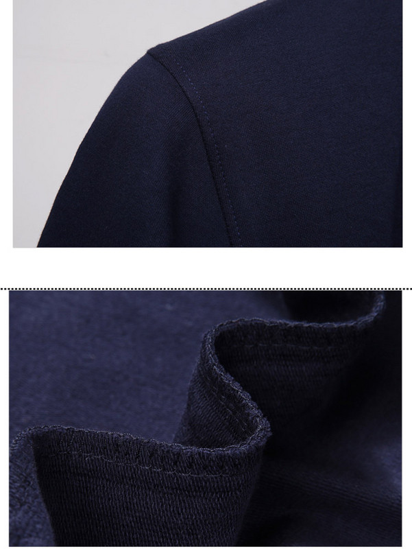 Мъжка блуза с дълъг ръкав и надпис в седем цвята