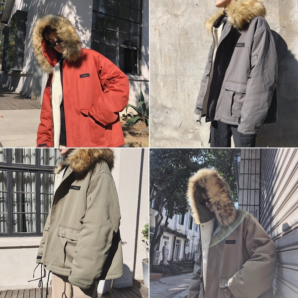 Мъжко ежедневно яке в няколко цвята с качулка с пух