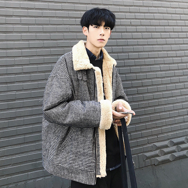 Стилно мъжко яке с висока яка и мека подплата в няколко цвята