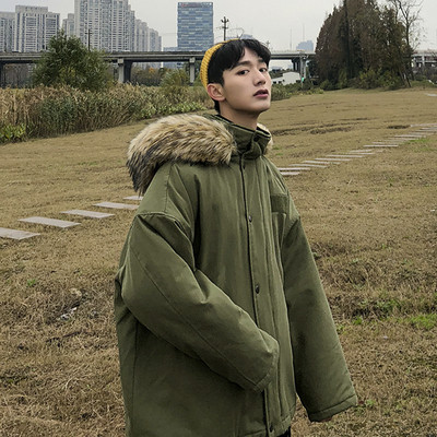 Спортно-ежедневно мъжко яке широк модел с качулка в три цвята