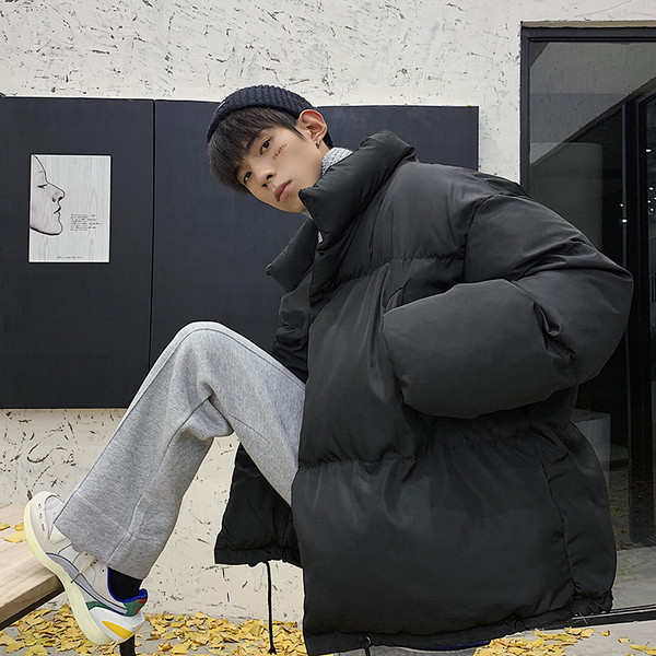 Плътно мъжко зимно яке в два цвята