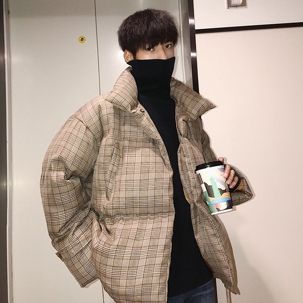 Плътно мъжко зимно яке в два цвята