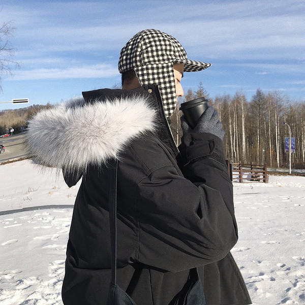 Geaca de zi cu gluga pentru barbati in trei culori