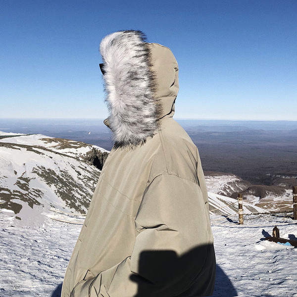 Geaca de zi cu gluga pentru barbati in trei culori