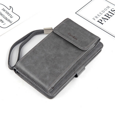 Мъжки практичен портфейл от еко кожа в няколко цвята