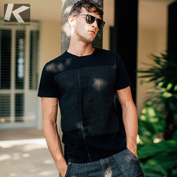 Мъжка ежедневна тениска с къс ръкав