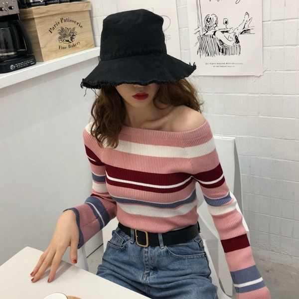 Bluză de iarnă de damă modernă cu mâneci largi în două culori