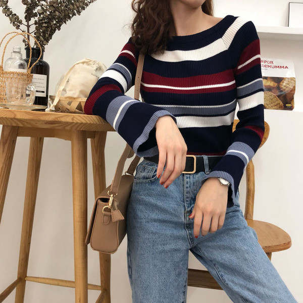 Bluză de iarnă de damă modernă cu mâneci largi în două culori