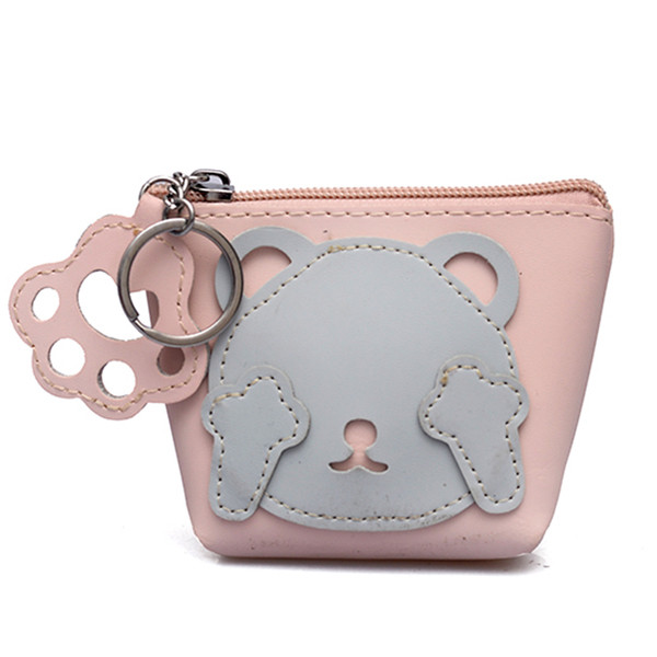 Малко дамско портмоне с цип в четири цвята