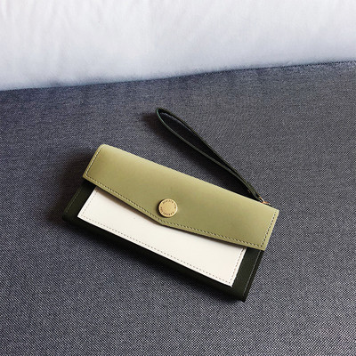 Стилен дамски портфейлот еко кожа два модела в пет цвятаот еко кожа