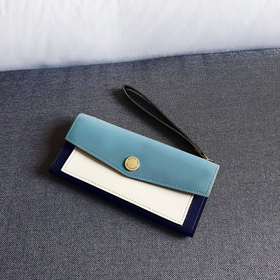 Стилен дамски портфейлот еко кожа два модела в пет цвятаот еко кожа