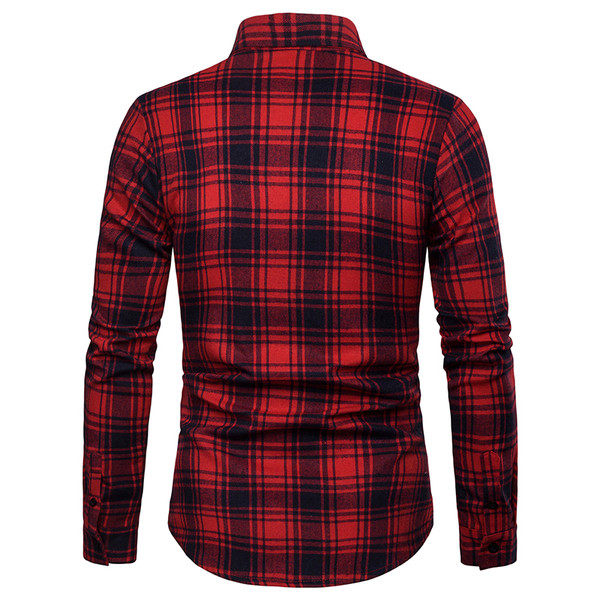 Памучна мъжка карирана риза в няколко цвята