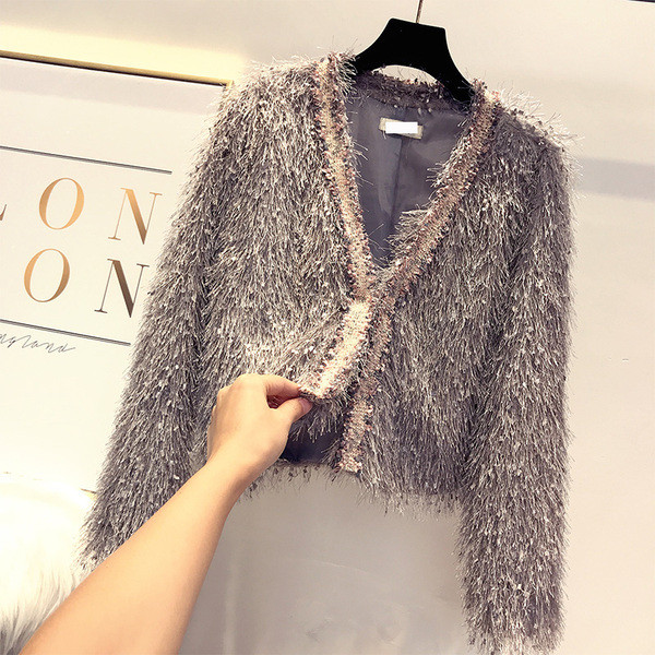 Дамска елегантна жилетка в три цвята