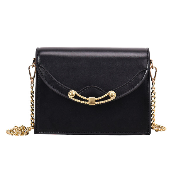 Geanta de dama eleganta cu maner metalic in trei culori