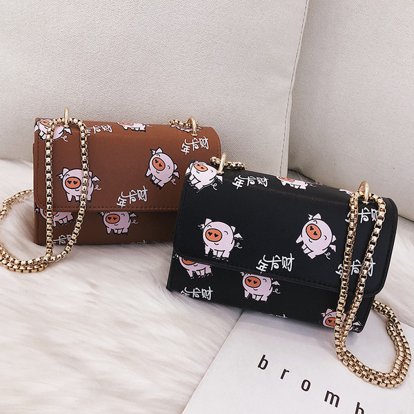 Geanta mini dama cu poze din piele ecologica in trei culori