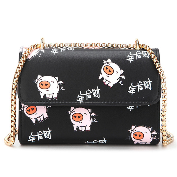 Geanta mini dama cu poze din piele ecologica in trei culori