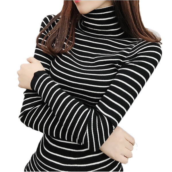 Polo de damă cu dungi în mai multe culori